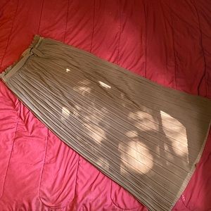 Brown maxi skirt